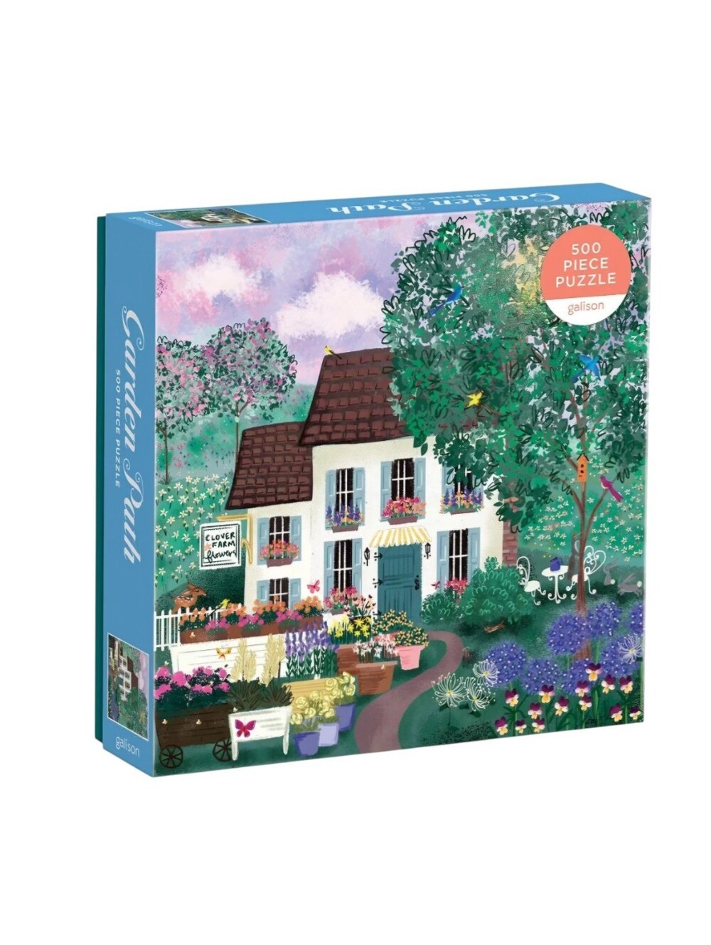 Galison Garden Path 500 Piece Jigsaw Puzzle for Adults